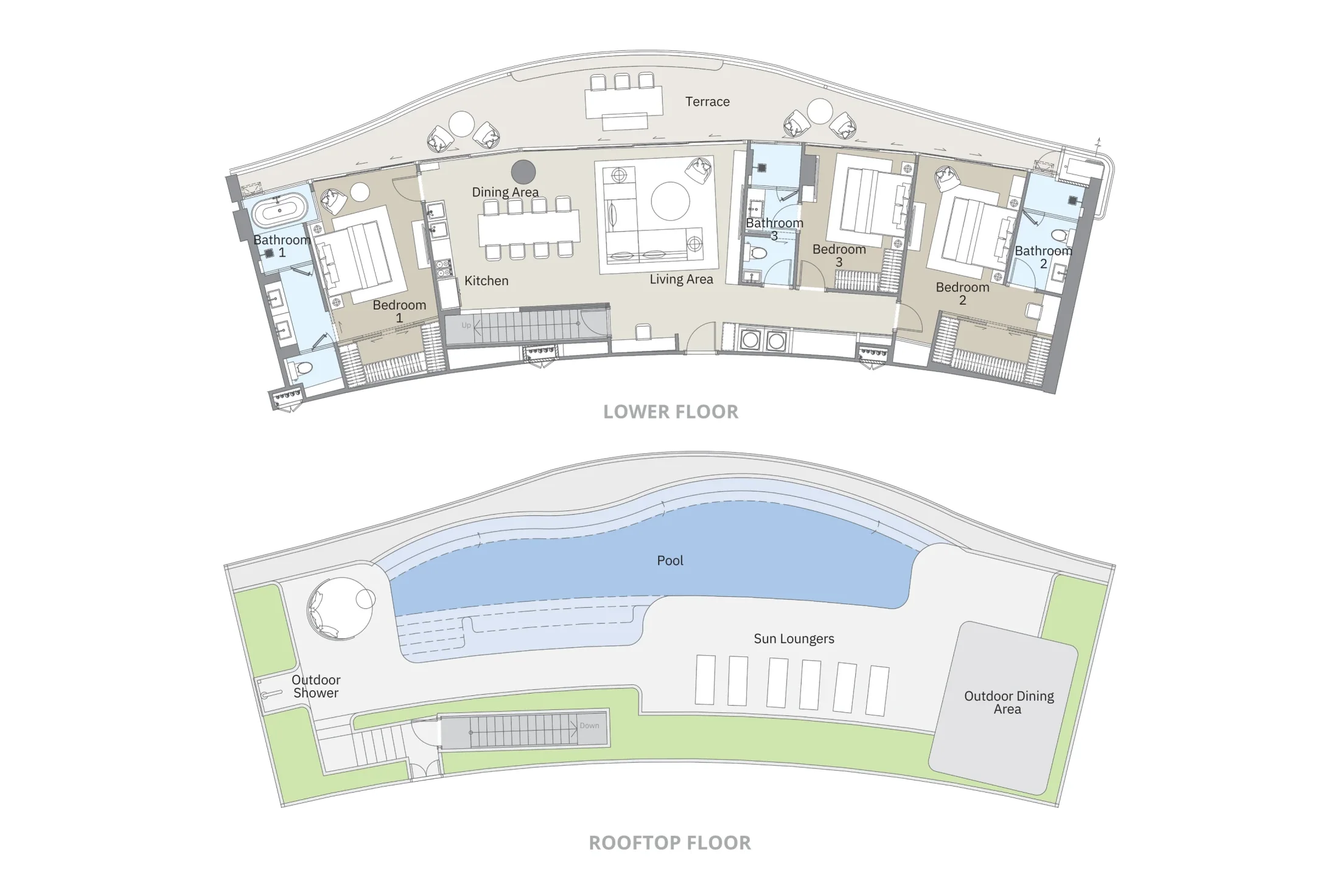 Angsana Golf Residences Topaz — 3A Penthouse floor plan